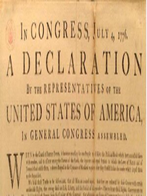 cover image of The Declaration of Independence of the United States